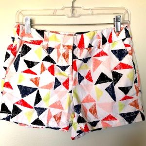 Loft geometric shorts